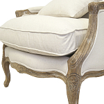 Кресло Ava Classical Armchair beige flax варинант исполнения - 4 | Loft Concept в Екатеринбурге