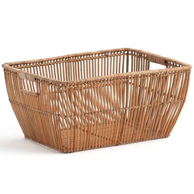 Корзина для белья из ротанга Tamu Wicker Basket Коричневый в Екатеринбурге | Loft Concept 