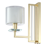 Бра с геометрическим каркасом из металла и цилиндрическим стеклянным плафоном Laurent варинант исполнения - 5 | Loft Concept в Екатеринбурге