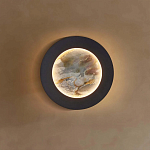 Бра в форме диска цвета латунь Brass Borders варинант исполнения - 5 | Loft Concept в Екатеринбурге