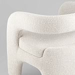 Кресло дизайнерское для лаунж зоны жемчужного цвета Pearl Lounge варинант исполнения - 5 | Loft Concept в Екатеринбурге