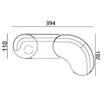 Модульный диван Calypso с кушеткой варинант исполнения - 6 | Loft Concept в Екатеринбурге