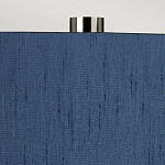 Настольная лампа с цилиндрическим абажуром и прозрачным стеклянным основанием Quintiesse варинант исполнения - 10 | Loft Concept в Екатеринбурге