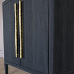 Современный Буфет Primo с 2 дверцами Черный дуб варинант исполнения - 5 | Loft Concept в Екатеринбурге