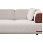 Трехместный диван Richmond с кожаной отделкой варинант исполнения - 5 | Loft Concept в Екатеринбурге