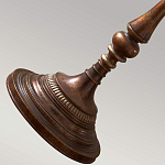 Торшер классического стиля цвета темная бронза с бежевым льяным абажуром Feiss варинант исполнения - 4 | Loft Concept в Екатеринбурге