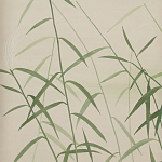 Обои ручная роспись Wild Grasses Special Colourway on Bleached Silver slub silk варинант исполнения - 1 | Loft Concept в Екатеринбурге