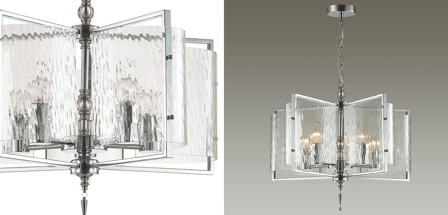 Люстра Karissa Chrome Chandelier 48 Люстра Karissa Chrome Chandelier 48 - Loft-Concept в Екатеринбурге