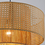 Подвесной светильник с абажуром из плтеного бамбука Light Inside the Cell варинант исполнения - 6 | Loft Concept в Екатеринбурге