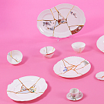 Десертная тарелка Seletti Kintsugi варинант исполнения - 2 | Loft Concept в Екатеринбурге