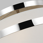 Потолочный светильник с белым тканевым абажуром Generation Lighting варинант исполнения - 3 | Loft Concept в Екатеринбурге