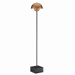 Торшер с куполообразным абажуром на чёрном мраморном основании Riverside Floor Lamp варинант исполнения - 2 | Loft Concept в Екатеринбурге