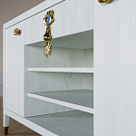 Комод-буфет Elsa Dreams White с открытыми полками   варинант исполнения - 7 | Loft Concept в Екатеринбурге