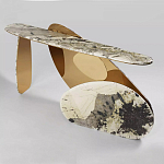 Консоль в виде овальных элементов Jinye console варинант исполнения - 2 | Loft Concept в Екатеринбурге