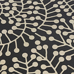 Подушка декоративная черного цвета Blossom Essence Grace варинант исполнения - 4 | Loft Concept в Екатеринбурге