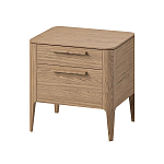 Тумба прикроватная с 2-мя выдвижными ящиками из массива дуба Type oak варинант исполнения - 1 | Loft Concept в Екатеринбурге