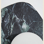 Бра с каменным основанием и плафоном из стекла в форме шара Shaw Marble Lighting варинант исполнения - 3 | Loft Concept в Екатеринбурге