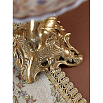 Чаша с цветочным орнаментом на ножке в виде бронзового ангела Eden Garden варинант исполнения - 10 | Loft Concept в Екатеринбурге