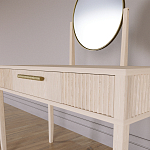 Туалетный Стол с зеркалом Primo Светлый дуб варинант исполнения - 5 | Loft Concept в Екатеринбурге