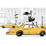 Megan Hess. New york: through a fashion eye варинант исполнения - 4 | Loft Concept в Екатеринбурге