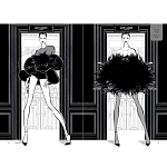 Megan Hess. Elegance варинант исполнения - 5 | Loft Concept в Екатеринбурге