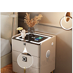 Умная прикроватная тумбочка c зарядкой для телефона Smart Furniture варинант исполнения - 4 | Loft Concept в Екатеринбурге