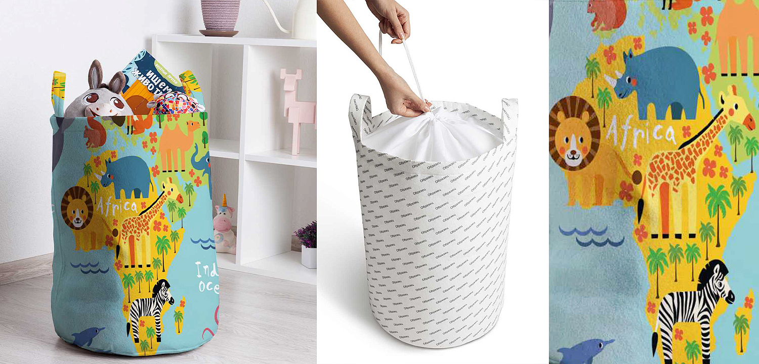 Корзина Funny Map Basket Корзина Funny Map Basket - Loft-Concept в Екатеринбурге