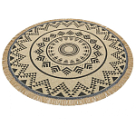 Ковер круглый из комбинированного состава Fantasy варинант исполнения - 3 | Loft Concept в Екатеринбурге