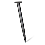 Обеденный стол с прямоугольной черно-золотой столешницей из стекла на 4-х металлических ножках Gold and Black Marble варинант исполнения - 5 | Loft Concept в Екатеринбурге