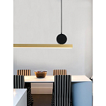 Люстра линейная светодиодная в минималистичном стиле New Age of Light варинант исполнения - 7 | Loft Concept в Екатеринбурге