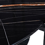 Стол журнальный круглый черный с полкой Inherence варинант исполнения - 3 | Loft Concept в Екатеринбурге