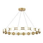 Люстра кольцевая с круглыми светодиодными источниками света Maxine Light варинант исполнения - 7 | Loft Concept в Екатеринбурге