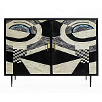 Буфет в гостиную с инкрустацией  Bone Inlay sideboard - 2 doors варинант исполнения - 1 | Loft Concept в Екатеринбурге