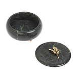 Шкатулка круглая из натурального камня змеевик Stone Casket варинант исполнения - 4 | Loft Concept в Екатеринбурге