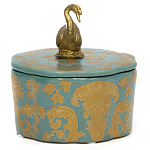 Фарфоровая шкатулка Swan Lake варинант исполнения - 5 | Loft Concept в Екатеринбурге