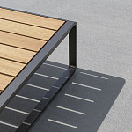 Шезлонг на металлическом каркасе с регулируемой спинкой GUELL Sunbed варинант исполнения - 5 | Loft Concept в Екатеринбурге