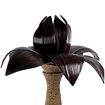 Настольная лампа черная INDONESIAN LAMPS варинант исполнения - 2 | Loft Concept в Екатеринбурге