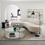 Приставной стол из сплава алюминия Solaris варинант исполнения - 3 | Loft Concept в Екатеринбурге