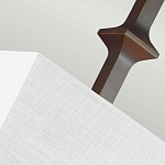 Бра бронзового цвета с полукруглым матовым стеклянным плафоном в геометрическом каркасе Feiss варинант исполнения - 6 | Loft Concept в Екатеринбурге