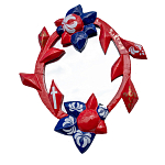 Зеркало овальное Love God варинант исполнения - 1 | Loft Concept в Екатеринбурге