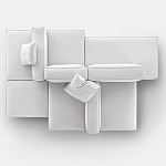 Модульный диван трансформер Harn в стиле минимализм  варинант исполнения - 2 | Loft Concept в Екатеринбурге