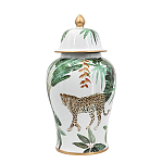 Ваза из фарфора с ручной росписью Leopard Collection  варинант исполнения - 3 | Loft Concept в Екатеринбурге