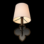 Бра с белым текстильным абажуром и фигурным основанием с зеркальной вставкой Vitorino варинант исполнения - 17 | Loft Concept в Екатеринбурге