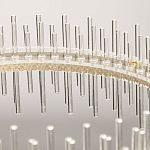 Люстра круглая с прозрачными стеклянными трубками 51 см Nembus варинант исполнения - 12 | Loft Concept в Екатеринбурге