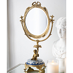 Настольное зеркало в бронзовой рамке Eden Garden варинант исполнения - 4 | Loft Concept в Екатеринбурге