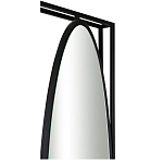 Зеркало овальное в металлической оправе в стиле лофт Urban Style Space варинант исполнения - 2 | Loft Concept в Екатеринбурге