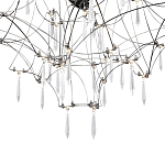 Потолочный светильник с тонким металлическим каркасом цвета хром Quasar варинант исполнения - 4 | Loft Concept в Екатеринбурге