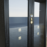 Дизайнерский шкаф витрина Elsa Dreams Black с 4-мя ящиками варинант исполнения - 4 | Loft Concept в Екатеринбурге