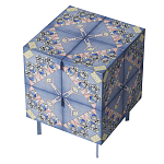 Тумба Short Ufo Blue варинант исполнения - 3 | Loft Concept в Екатеринбурге