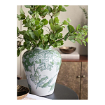 Ваза с зелеными цветочными и птичьими мотивами Vase Inspired by Nature варинант исполнения - 5 | Loft Concept в Екатеринбурге